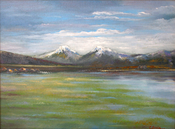 Payachatas at the Sajama National Park